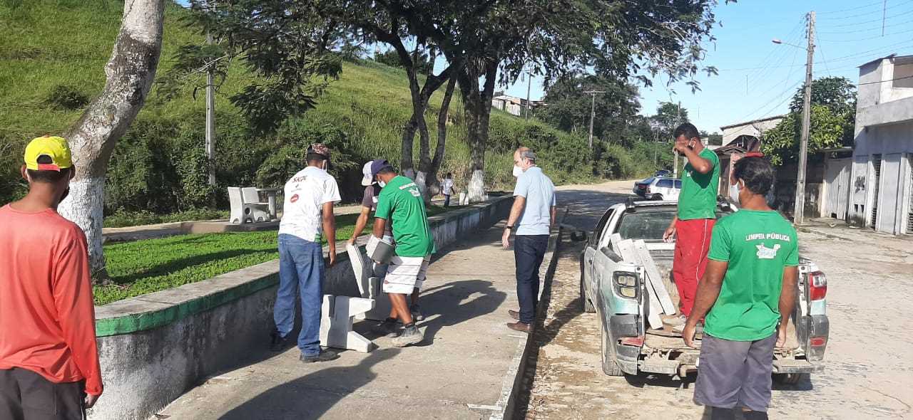 Camacã: Prefeitura revitaliza mais uma praça

